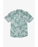 Love Hotel S01 Green Floral Shirt