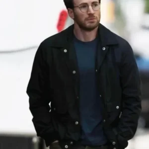 Materialists Chris Evans Black Jacket 2025