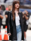 Materialists Dakota Johnson Black Leather Jacket