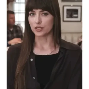 Materialists Dakota Johnson Black Shirt