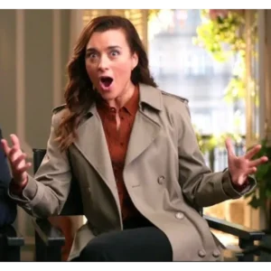 NCIS Tony And Ziva 2025 Ziva Trench Coat