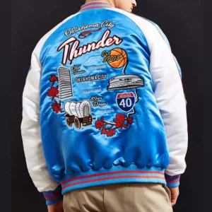 Oklahoma Thunder Bomber Souvenir Jacket