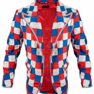 Rocketman Elton Checkered Blazer