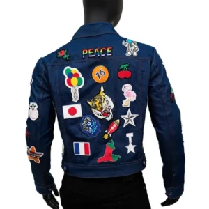 Rocketman Taron Egerton Blue Denim Jacket 2025