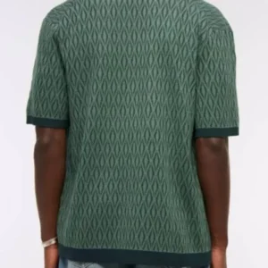 The Today Show 2025 Philip Lindsay Green Knit Shirt