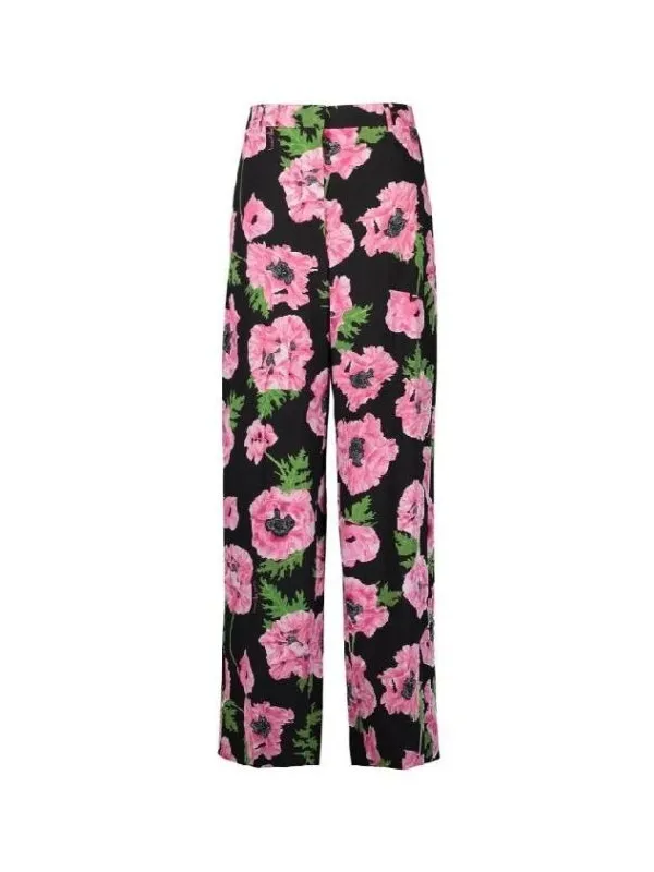 The View 2025 Sunny Hostin Black & Pink Floral Shirt