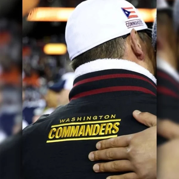 Washington Commanders Sideline Coach Black Bomber Jacket
