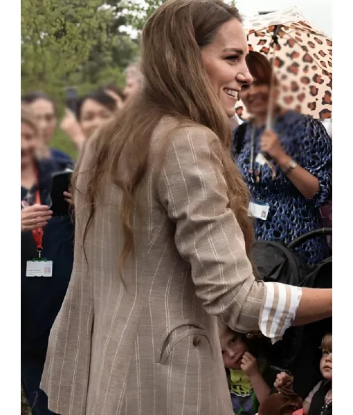 Catherine Middleton RHS Wellbeing Garden 2025 Striped Blazer