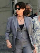 Charlize Theron The Old Guard 2 Gray Blazer