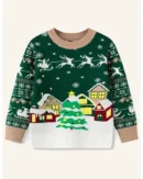 Christmas Tree Green Sweater
