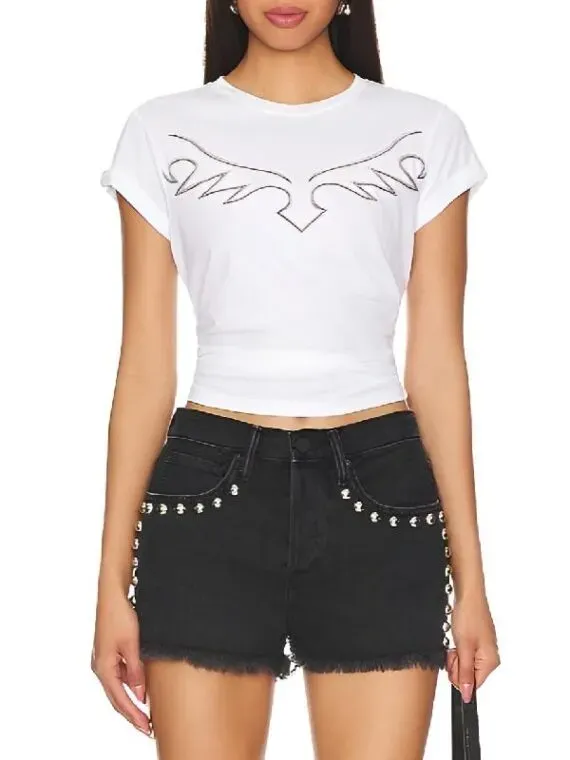 Ginny & Georgia S3 Antonia Gentry White Wings T-Shirt