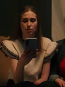 Pushers Jade Asha Nicole White Knit Top