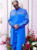 Snoop Dogg BET Awards 2025 Blue Long Coat