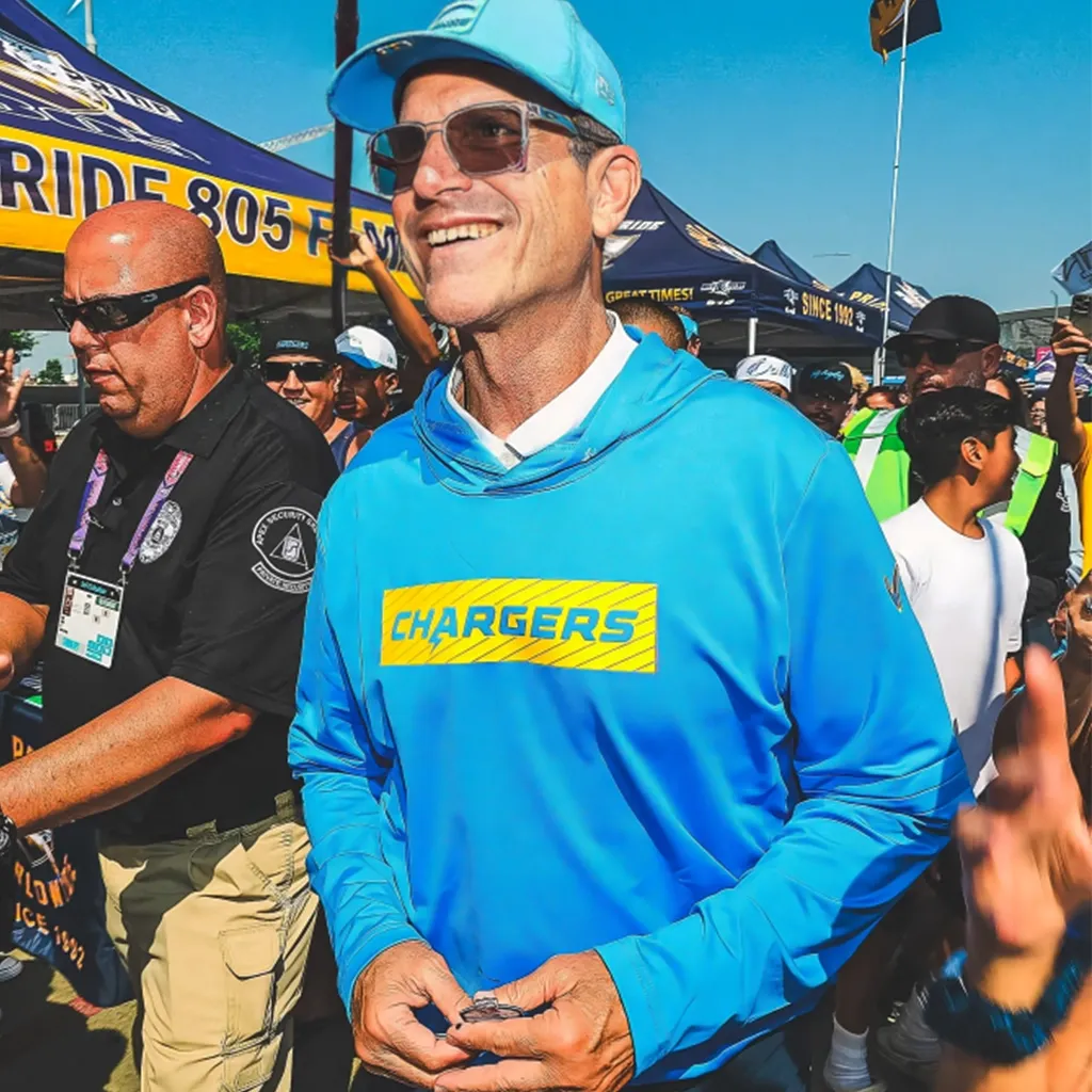 Jim Harbaugh Los Angeles Chargers Hoodie