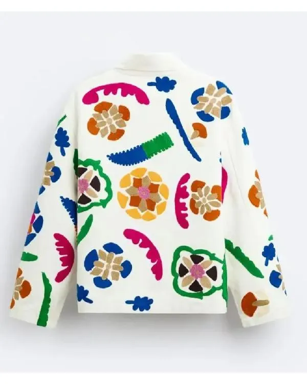 Love Island UK S11 Front Munveer Jabbal Printed Jacket