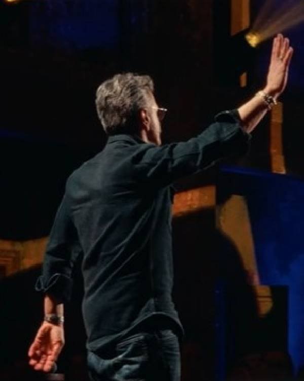Marc Maron Panicked Black Shirt - Image 4