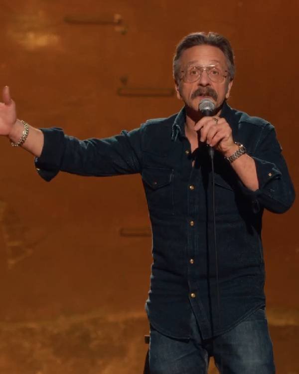 Marc Maron Panicked Black Shirt - Image 2