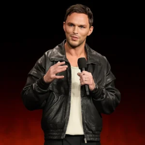 Nicholas Hoult Superman Leather Jacket