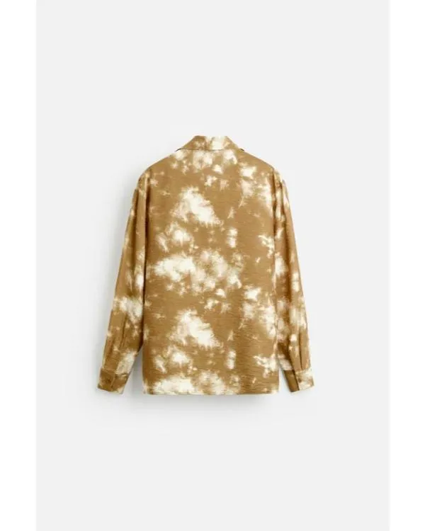 Perfect Match 2025 Clayton Echard Tie Dye Print Shirt