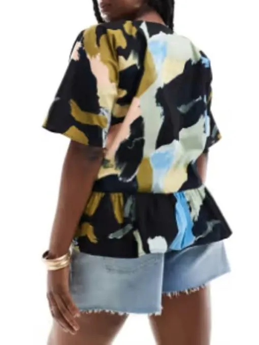 S5 Ebony Vagulans Abstract Top