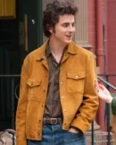 A Complete Unknown Timothée Chalamet Suede Jacket