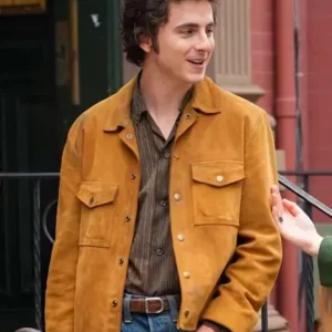 A Complete Unknown Timothée Chalamet Suede Jacket