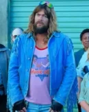 A Minecraft Movie 2025 Jason Momoa Blue Fringe Jacket