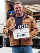 Alan Ritchson Reaher2025 Brown Jacket