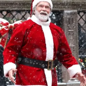 Arnold Schwarzenegger Red Coat