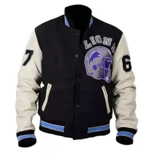 Axel Foley Detroit Lions Jacket Front