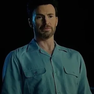Honey Don’t! Chris Evans Blue Shirt