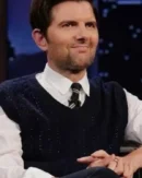 Jimmy Kimmel Live 2025 Adam Scott Knit Vest