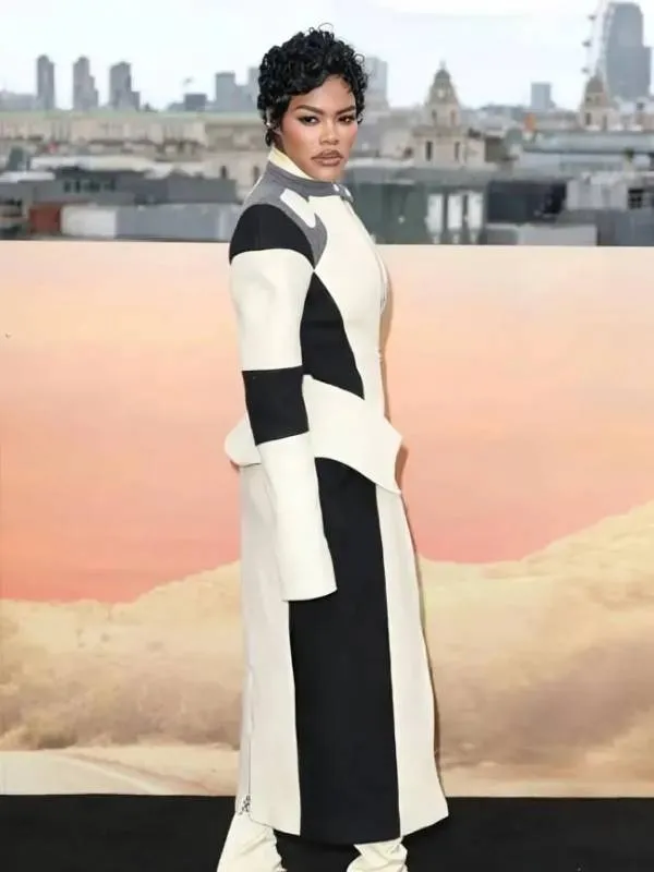 London Photocall 2025 Teyana Taylor Coat2025