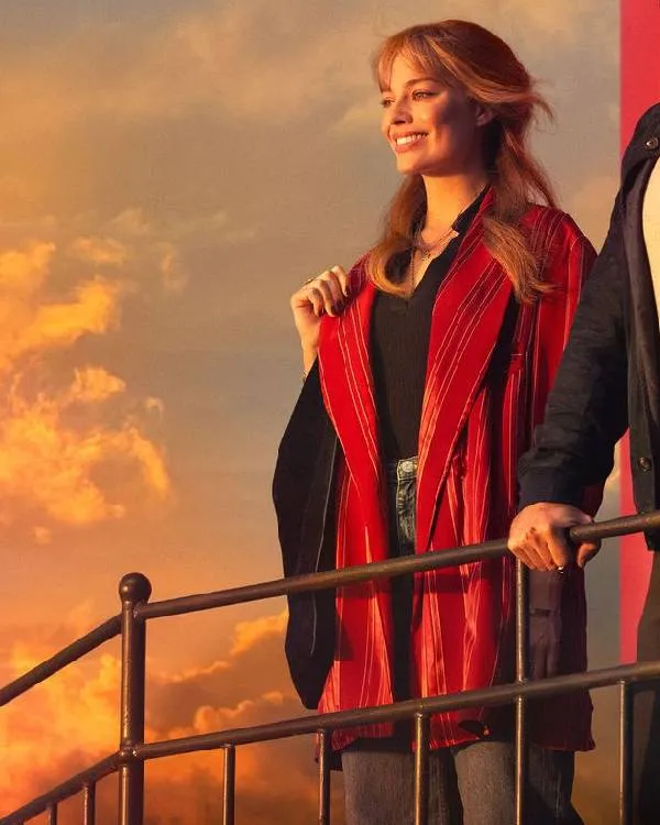 Margot Robbie A Big Bold Beautiful Journey Red Blazer2025