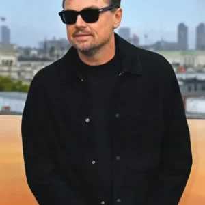 One Battle After Another Leonardo DiCaprio Black Jacket