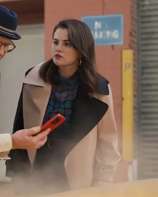 Only Murders in the Building S04 SelenaGomezTwo Tone Coat