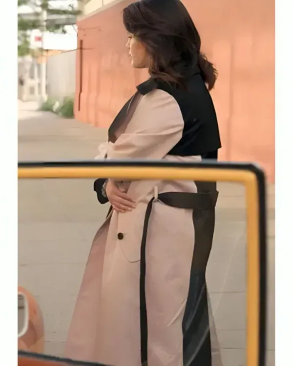 Only Murders in theBuilding S04 Selena Gomez Two Tone Coat