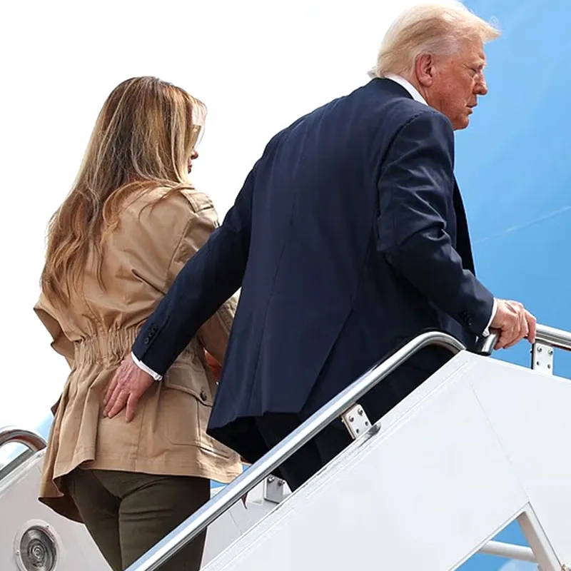 TexasMelania Trump Beige Cotton Jacket