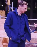The Roses Benedict Cumberbatch Blue Crochet Coat