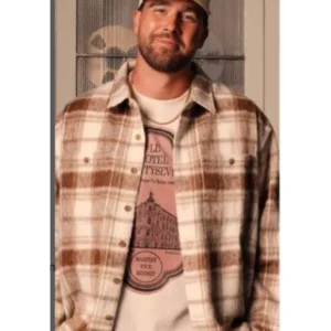 Travis Kelce Heavyweight Plaid Overshirt