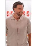 Travis Kelce Walsh Short Sleeve Button-Up Shirt