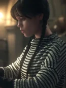 Wednesday S02 Jenna Ortega Striped Sweater