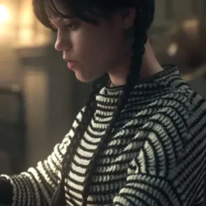 Wednesday S02 Jenna Ortega Striped Sweater