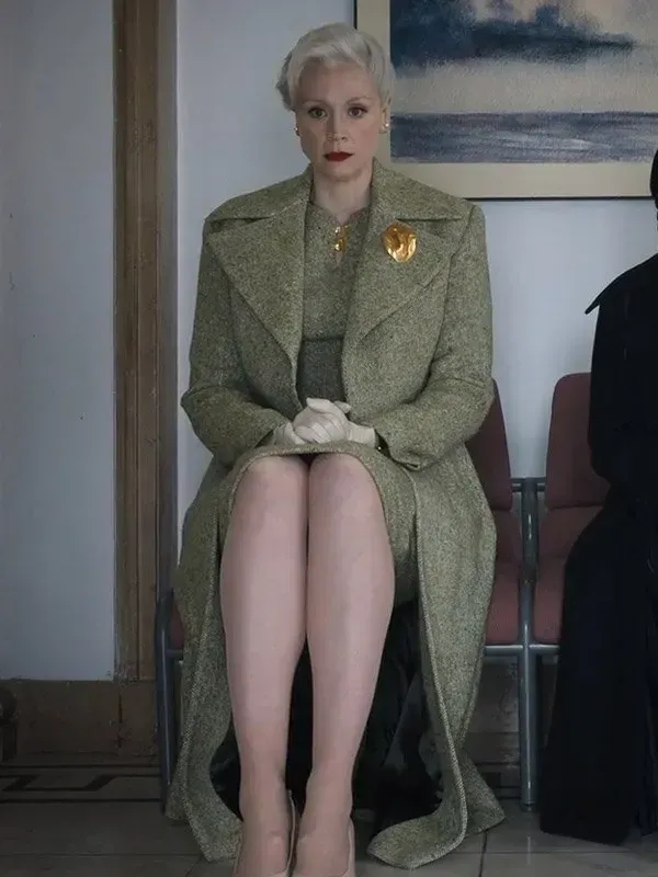 Wednesday S02 Larissa Weems Green Coat 2025