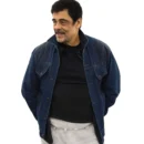 Benicio Del Toro One Battle After Another Denim Jacket