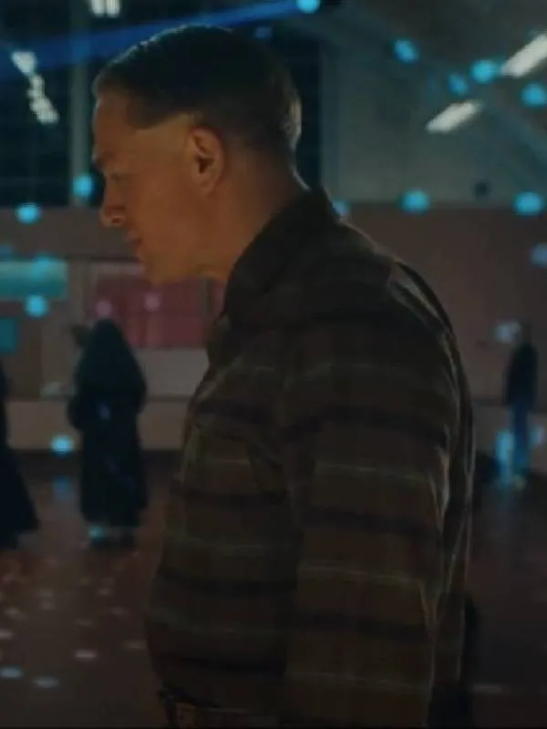 Ed Gein TV Series Monster Season 3 Charlie Hunnam Brown Shirt