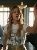 High Potential Kaitlin Olson White Graphic Tee2025