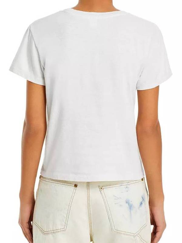 HighPotential Kaitlin Olson White Graphic Tee