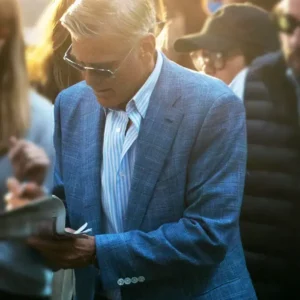 Jay Kelly George Clooney Blue Blazer