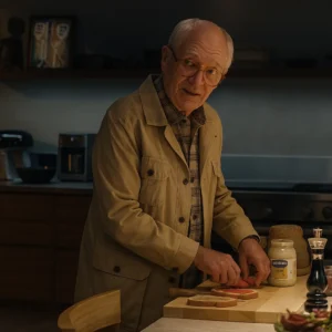 Jim Broadbent Jay Kelly Coat